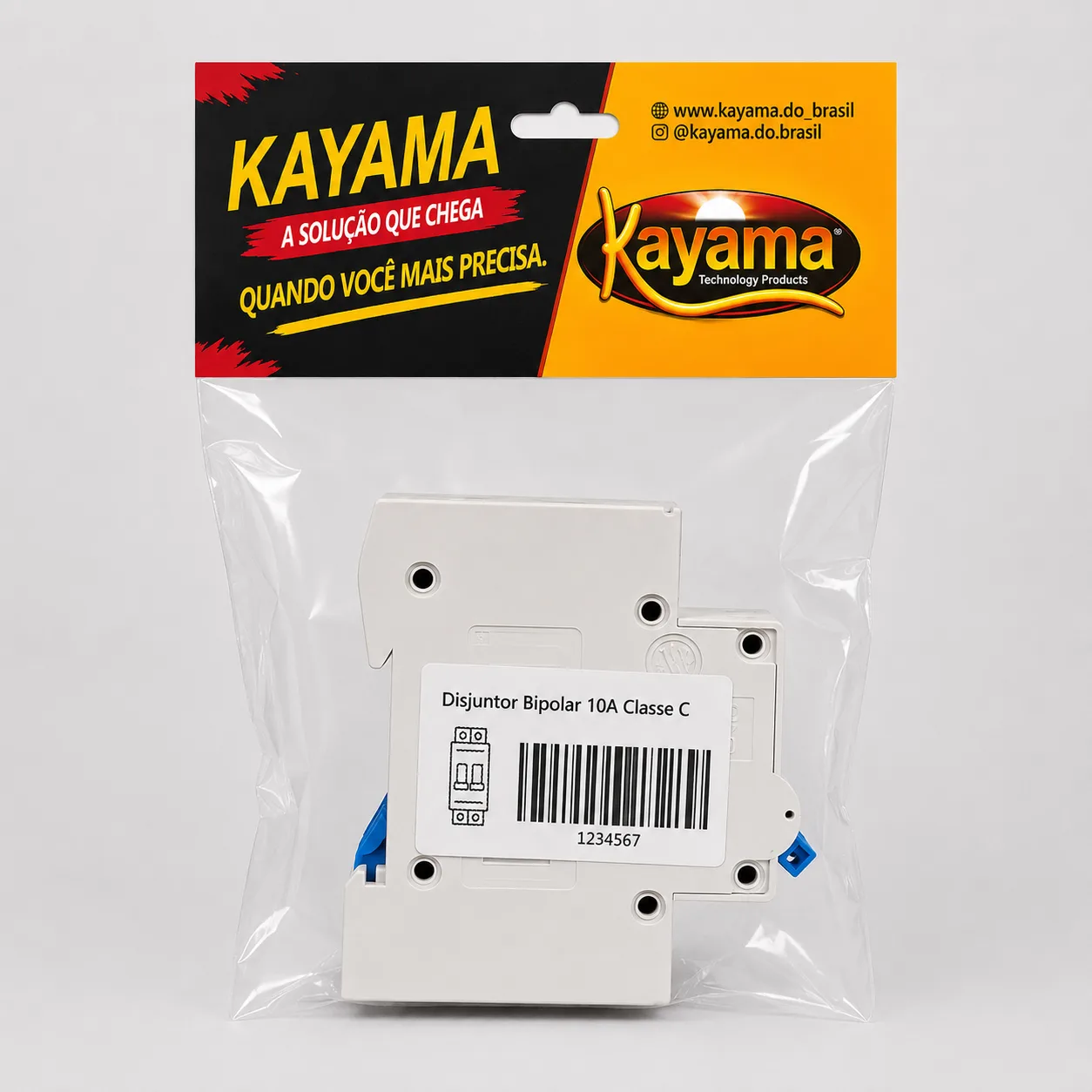 Disjuntor Bipolar 40A Curva C Kayama Proteção Elétrica(Encartelado)