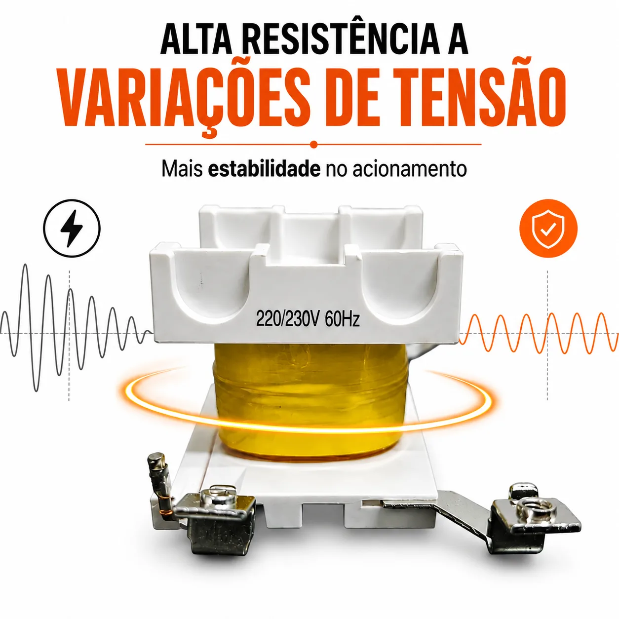 Bobina para contator CJX2 de 40 a 95 A - 50/60 HZ - KAYAMA 220Vca — imagem 5