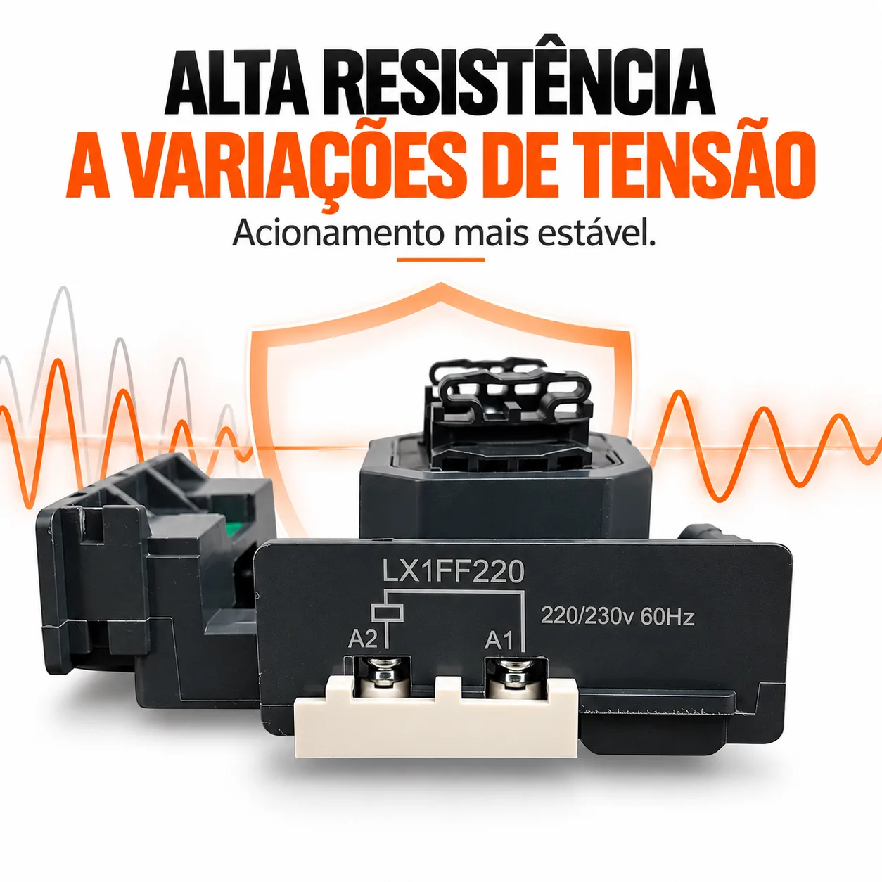 Bobina para contator CJX2 de 115 e 150 A - 50/60 HZ - KAYAMA 380Vca — imagem 3