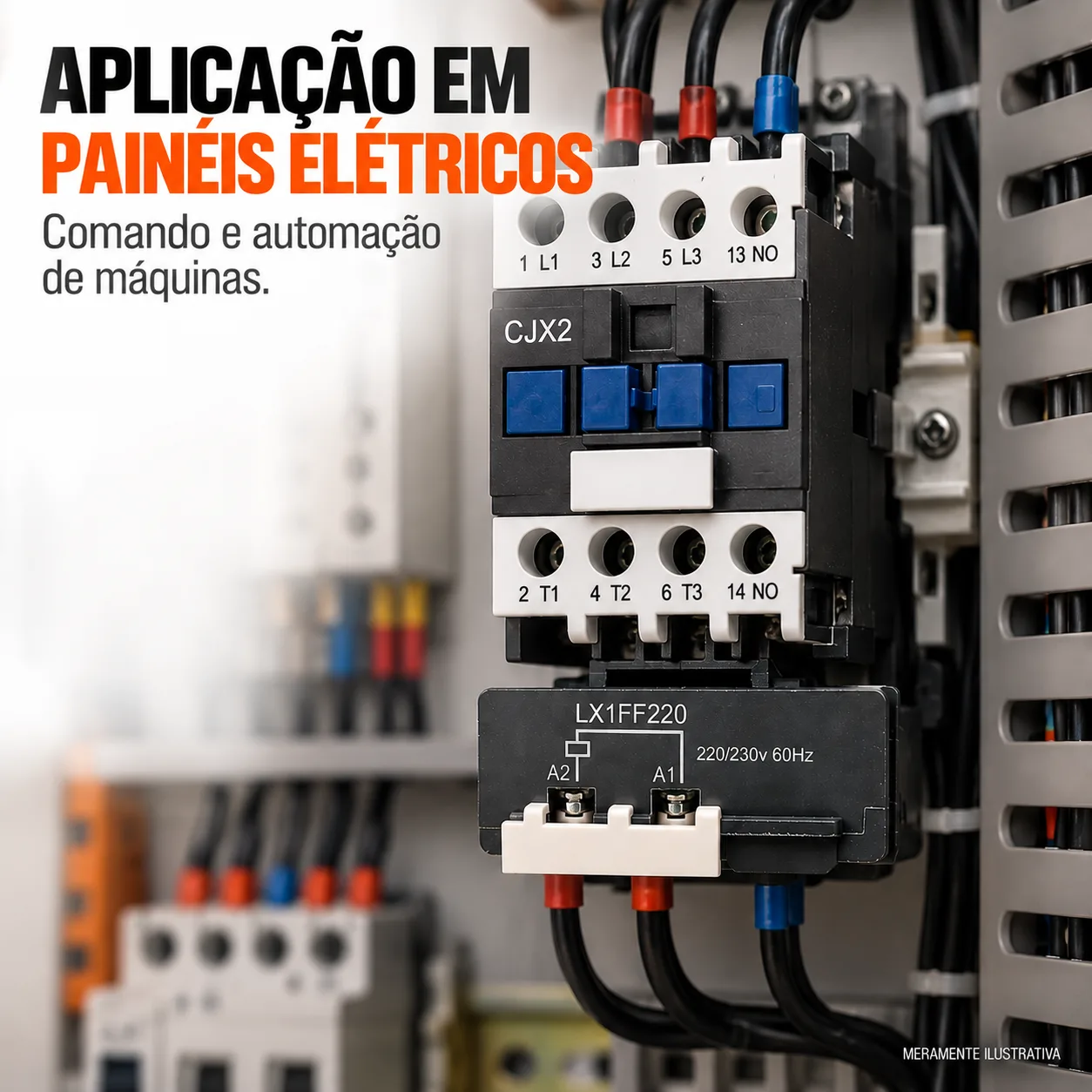 Bobina para contator CJX2 de 115 e 150 A - 50/60 HZ - KAYAMA 220Vca — imagem 7
