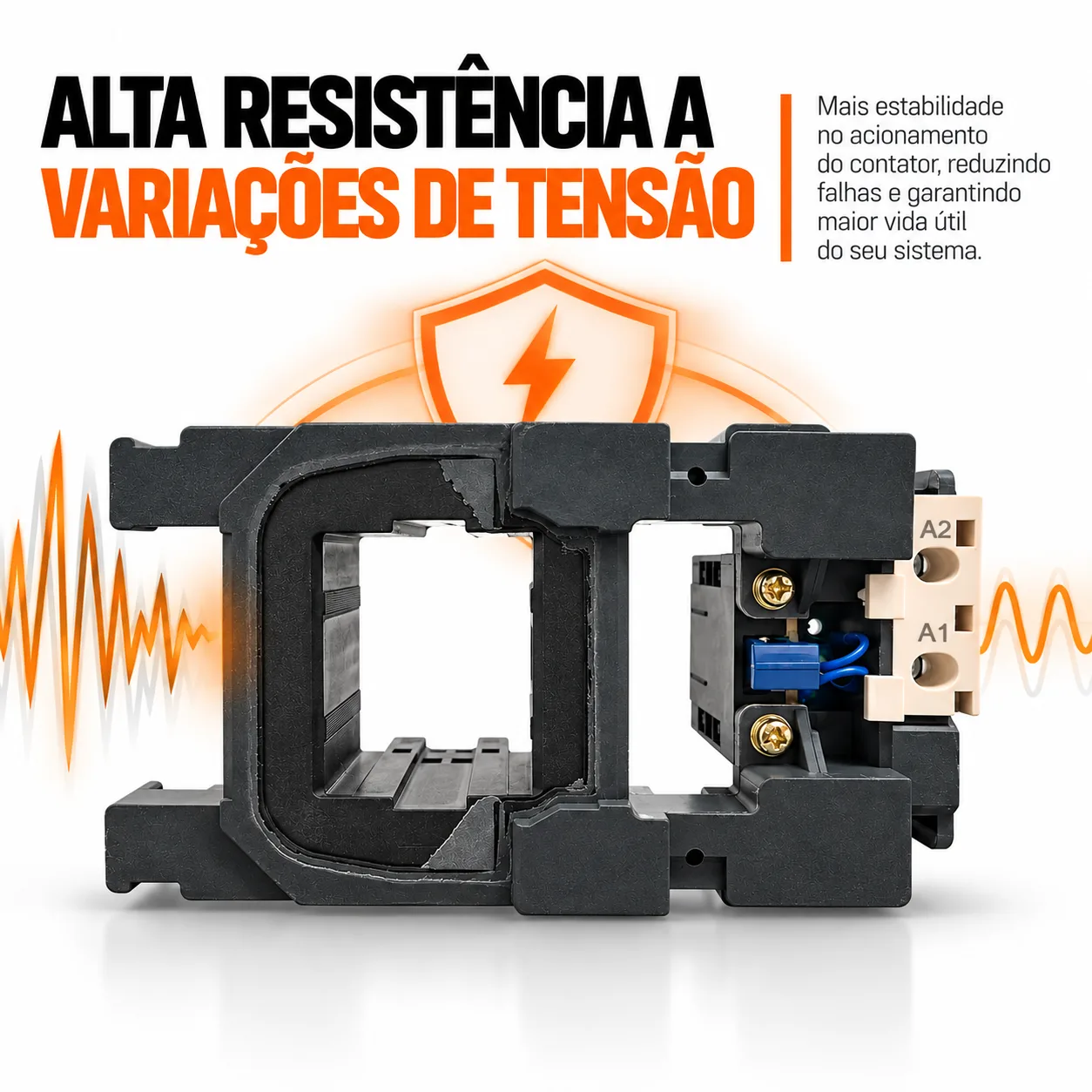Bobina para contator CJX2 de 330 A - 50/60 HZ - KAYAMA 220Vca — imagem 2