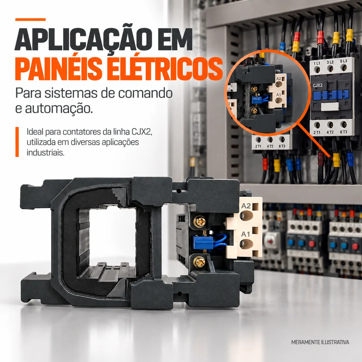 Bobina para contator CJX2 de 330 A - 50/60 HZ - KAYAMA 220Vca — imagem 8