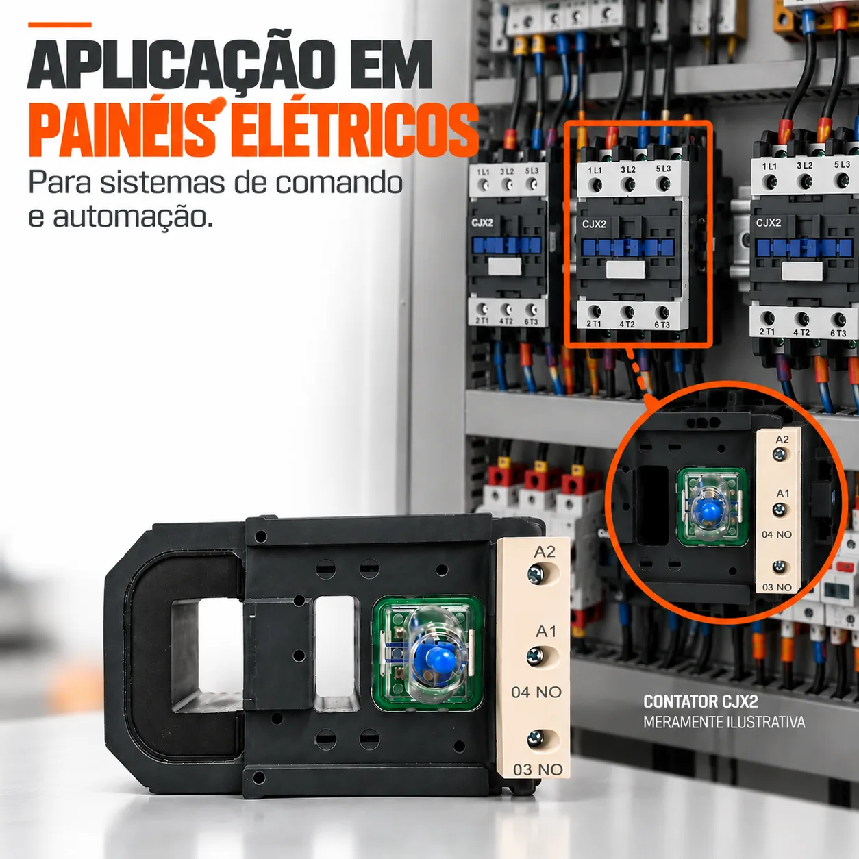 Bobina para contator CJX2 de 400 A - 50/60 HZ - KAYAMA 127Vca — imagem 8