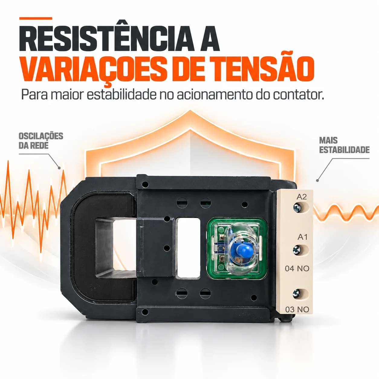 Bobina para contator CJX2 de 400 A - 50/60 HZ - KAYAMA 380Vca — imagem 2