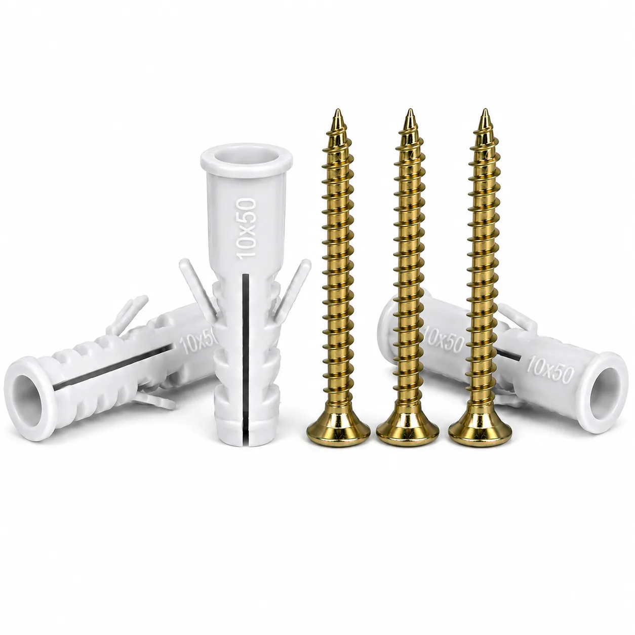 Kit 3 Parafusos Philips 4 x 45mm com Buchas S8 Com Anel Kayama Fixação Reforçada(Encartelado) — imagem 2
