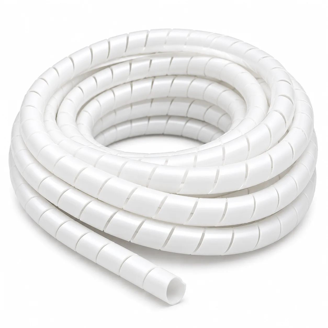Organizador de Cabos espiral Branco Kayama 8 mm c/ 12 metros
